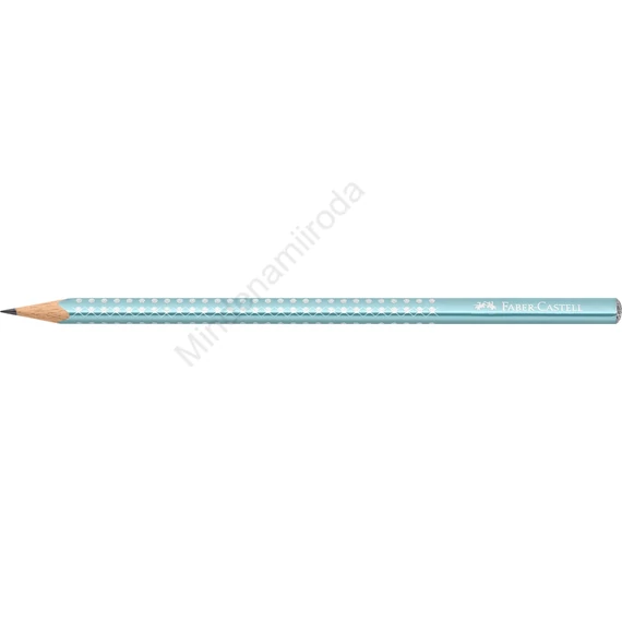 Grafitceruza B,háromszögletű SPARKLE metál Faber-Castell óceánkék test