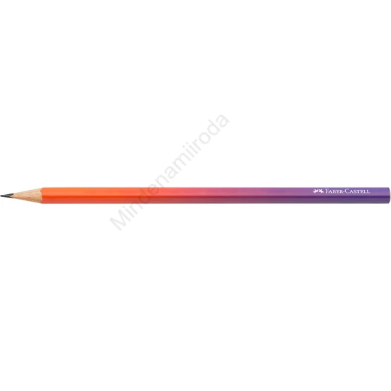Grafitceruza B, háromszögletű színátmenetes Faber-Castell piros-lila test