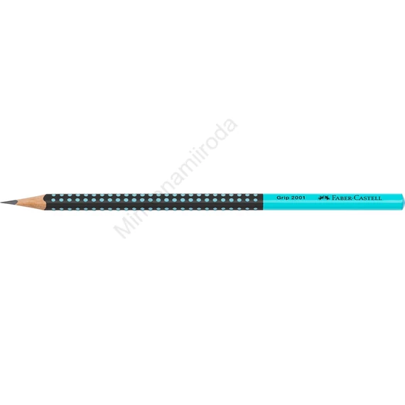 Grafitceruza HB, Grip 2001 Faber-Castell kéttónusú fekete-türkiz