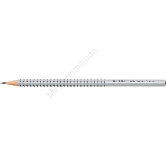 Grafitceruza H, háromszögletű GRIP 2001 Faber-Castell ezüst test