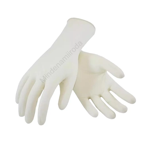 Gumikesztyű latex púderes XL 100 db/doboz GMT Super Gloves fehér