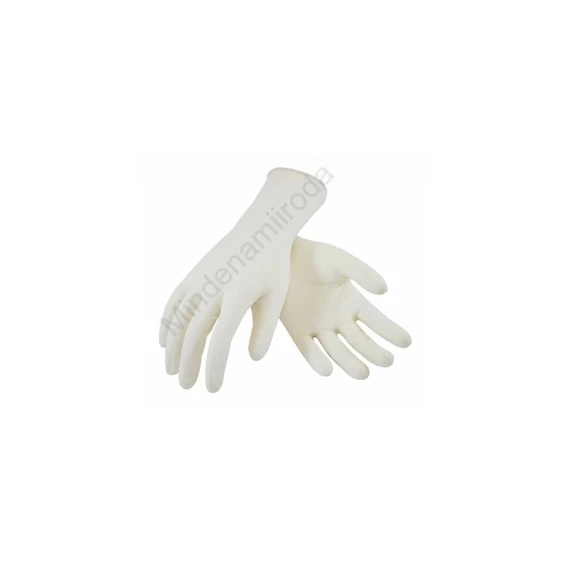 Gumikesztyű latex púderes XS 100 db/doboz GMT Super Gloves fehér