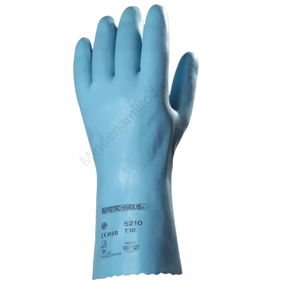 Gumikesztyű vegyszerálló latex méret: 8-as hossz 30 cm EP_520610 kék