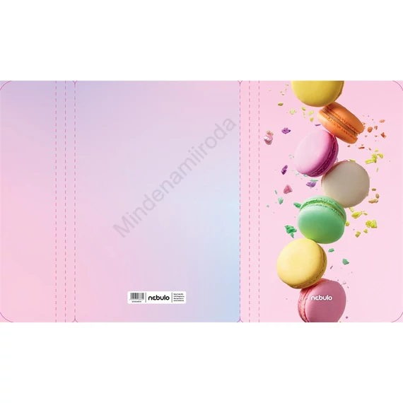 Gumis mappa, A4, Macaron, Nebulo