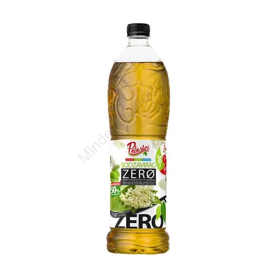 Gyümölcsszörp 1l, bodza zéro Pölöskei