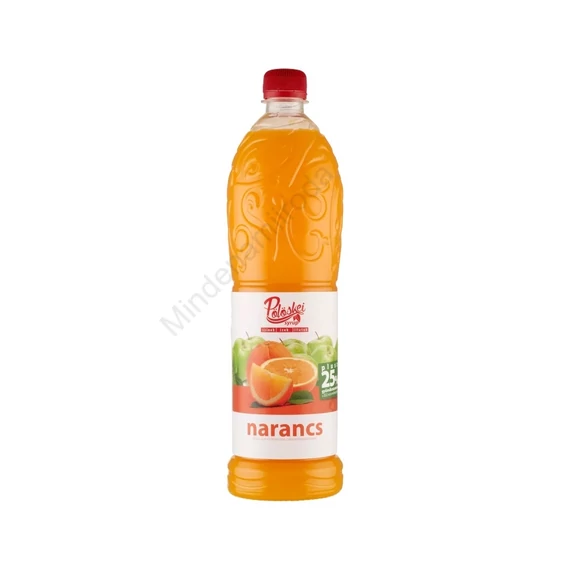Gyümölcsszörp 1l, narancs Pölöskei