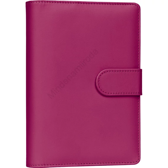 Gyűrűs kalendárium heti beosztású fuchsia 125x190mm, Presco