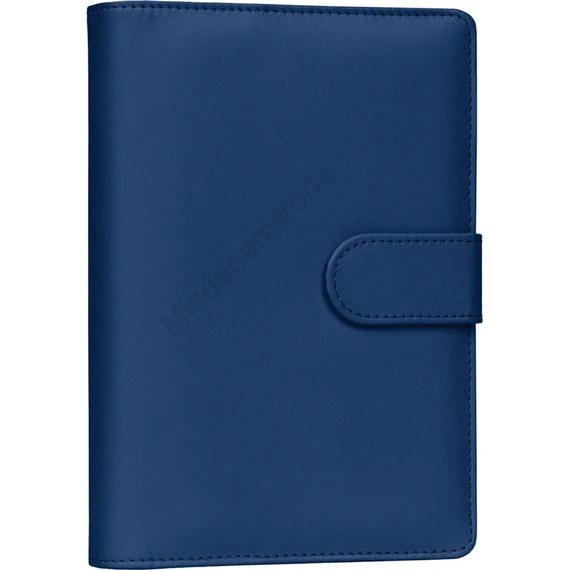 Gyűrűs kalendárium heti beosztású royal blue 125x190mm, Presco