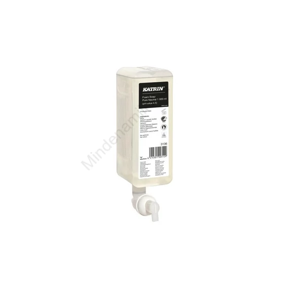 Habszappan patronos 1 liter PURE NEUTRAL Katrin_3136