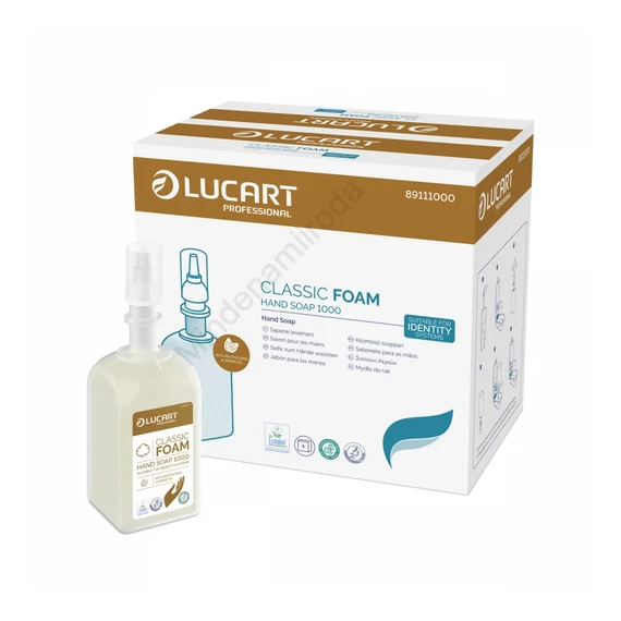 Habszappan utántöltő 1 liter Identity Classic Lucart_89111000