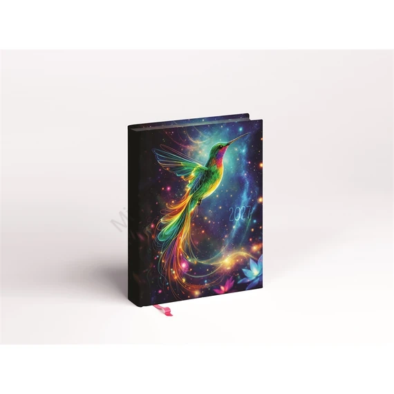 Határidőnapló Librobello hölgyeknek B/6, napi kolibri Realsystem 2027.