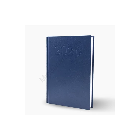 Határidőnapló agenda Standard A/5, napi, fehér lapokkal (kék) 2026. Bluering®