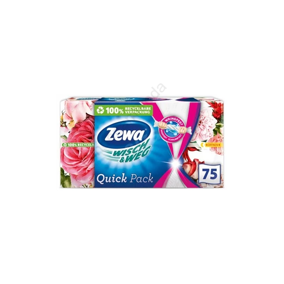 Háztartási papírtörlő 2 rétegű 75 lap/doboz Wish&Weg Zewa