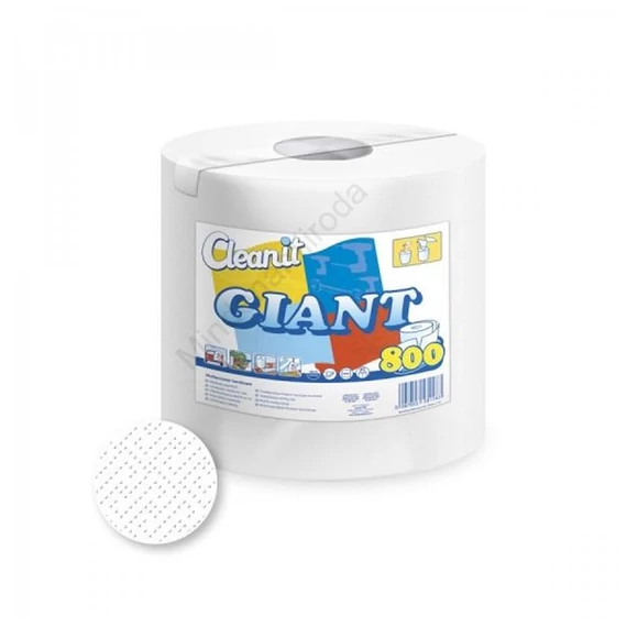 Háztartási papírtörlő kéztörlő 2 rétegű 800 lapos hófehér egyesével csomagolt Cleanit Giant 800 Lucart_852349I