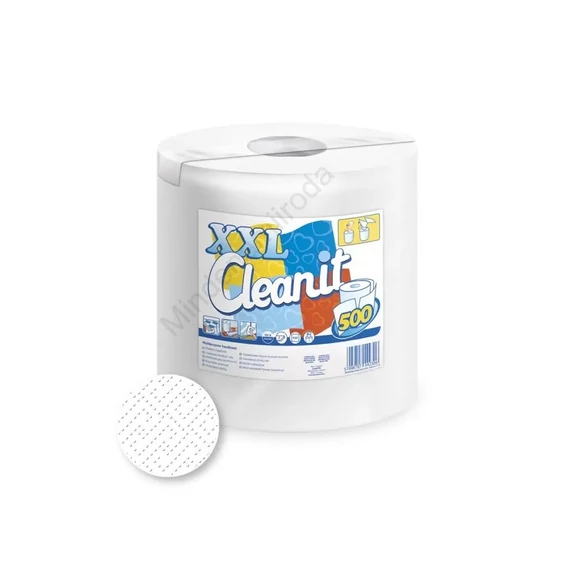 Háztartási papírtörlő 2 rétegű tekercses átmérő: 20 cm 500 lap/tekercs 6 tek/karton Cleanit XXL 500 Lucart_852348I fehér