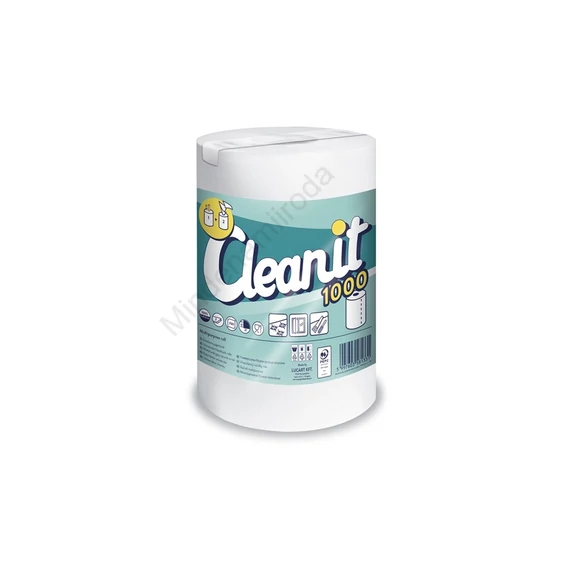 Háztartási papírtörlő kéztörlő 2 rétegű 700 lapos 6 tekercs/karton Cleanit XXL1000 Lucart_821723