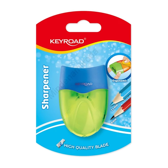 Hegyező 2 lyukú tartályos Keyroad Mellow vegyes színek