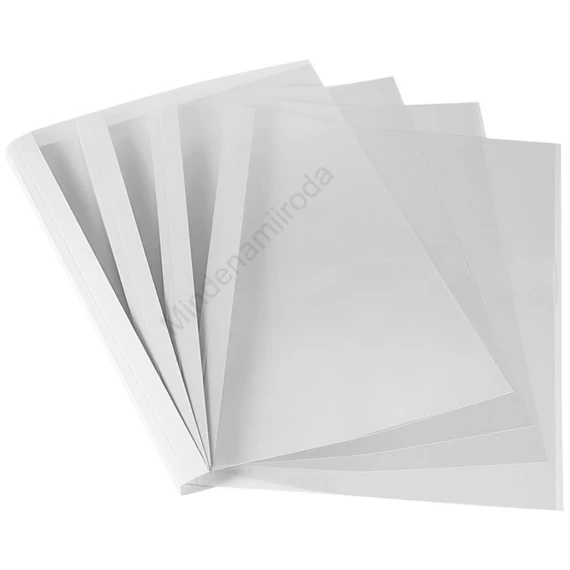 Hőkötő borító, A4, 1,5mm, 1-10lap, Fellowes® Standard, 100 db/csomag, fehér