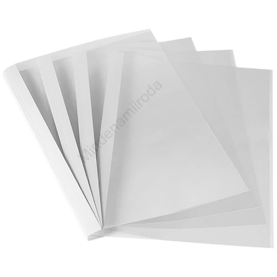 Hőkötő borító, A4, 6mm, 46-60lap, Fellowes® Standard, 100 db/csomag, fehér