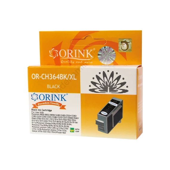 Utángyártott Hp 364XL/CN684EE tintapatron black ORINK