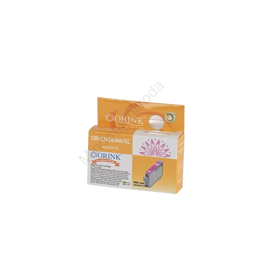 Utángyártott Hp 364XL/CB324EE tintapatron magenta ORINK