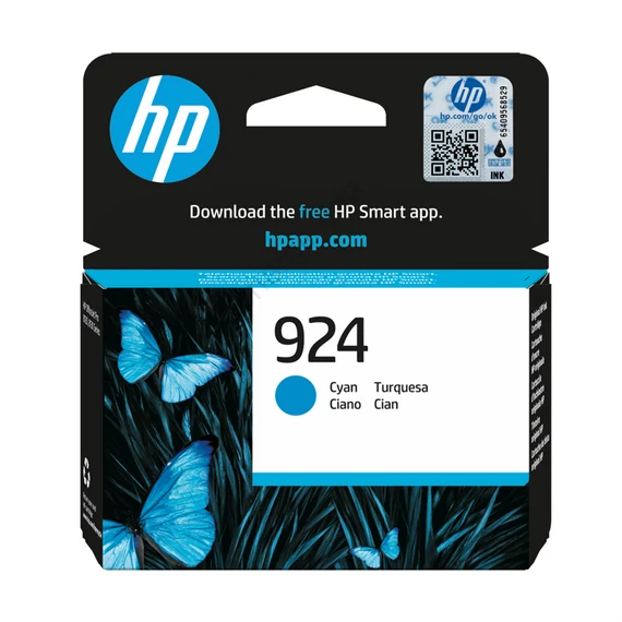 Hp 924/4K0U3NE tintapatron cyan ORIGINAL