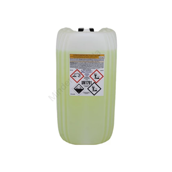 Hypo ipari Nátrium hypoklorit 90 g/liter 20 liter