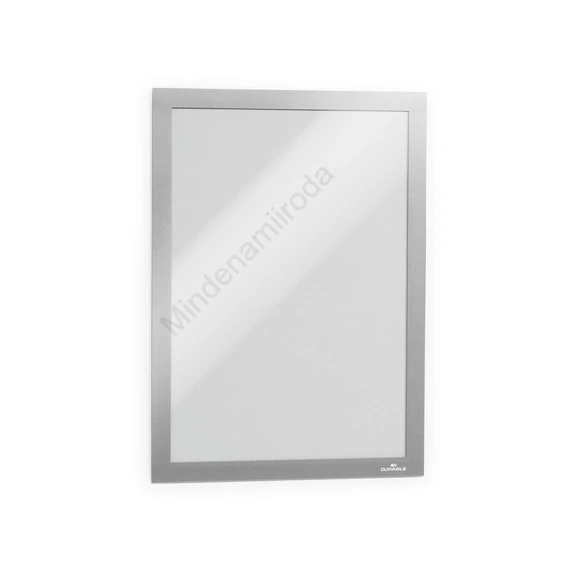 Infókeret A4, XXL csomag, 10 db/doboz, Durable Duraframe® ezüst