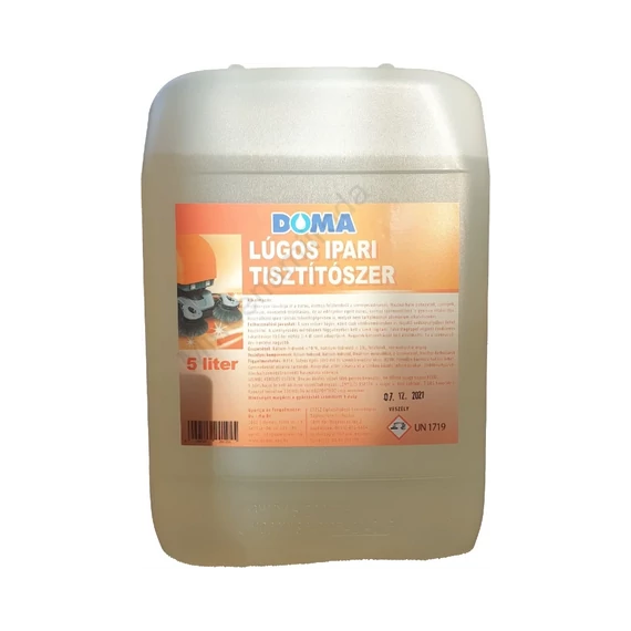 Ipari lúgos tisztítószer 5 liter Doma