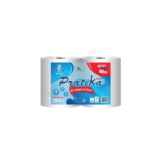Ipari törlőpapír 2 rétegű tekercses átmérő: 25 cm 800 lap/160 m/tekercs 2 tekercs/csomag Basy Roll Paperdi