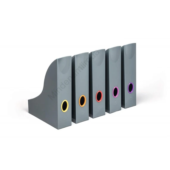 Iratpapucs 73x306x241mm, szett Durable Varicolor®, 5 db/csomag, antracit