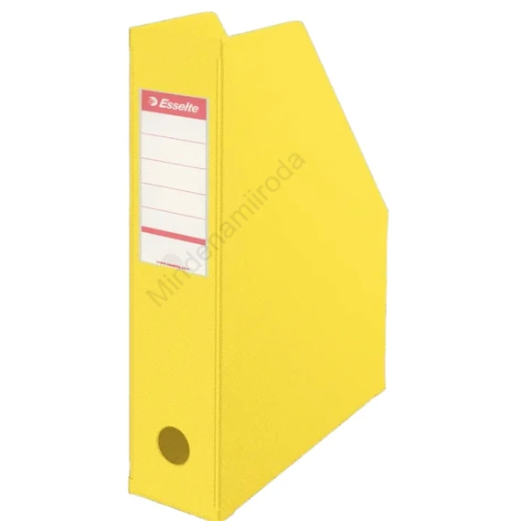Iratpapucs 7cm, PVC/karton összehajtható Esselte Vivida sárga