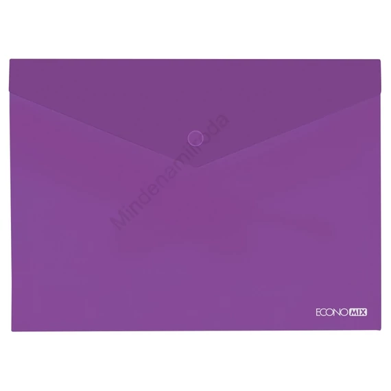 Irattartó tasak A4, PP patentos Economix ibolya