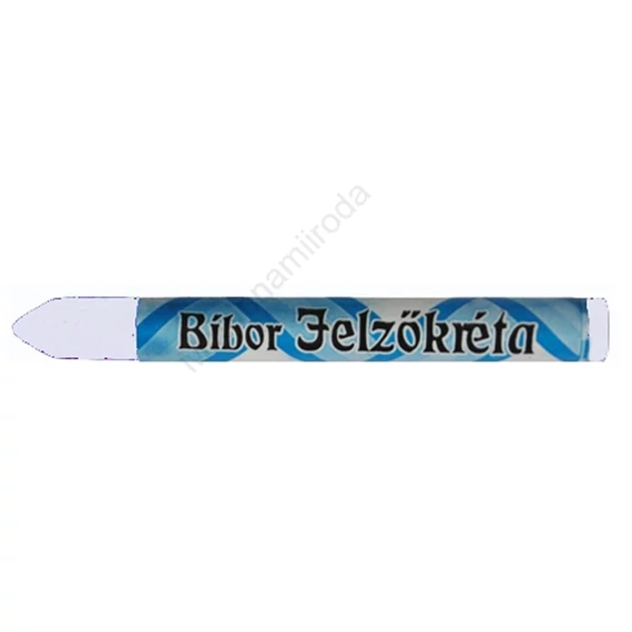 Jelzőkréta bíbor átmérő:12mm, hossz:115mm, fehér