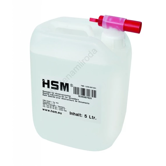 Karbantartó olaj 5l Hsm gépekhez