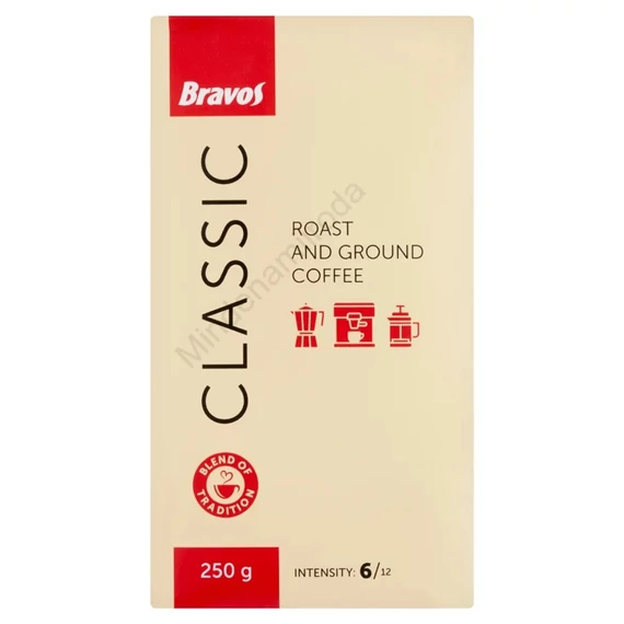 Kávé őrölt 250g Bravos Classic