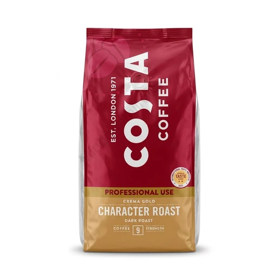 Kávé szemes, 1000g, Costa Coffee Character Roast Crema Gold 