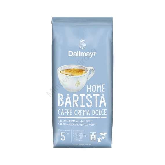 Kávé szemes, 1000g, Dallmayr Home Barista Caffé Crema Dolce 