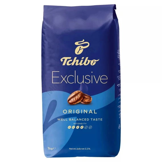 Kávé szemes, 1000g, Tchibo Exclusive