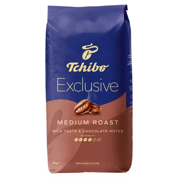 Kávé szemes, 1000g, Tchibo Exclusive Medium