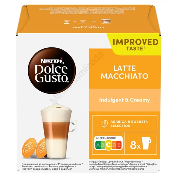Kávékapszula, Nescafé DOLCE GUSTO Café Latte Macchiato 16db kapszula