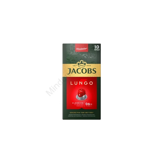Kávékapszula, Nespresso kompatibilis Jacobs Lungo 6 Classico 10db/doboz