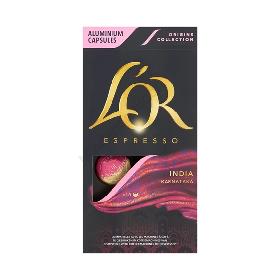 Kávékapszula, Nespresso kompatibilis LOR India 10 db kapszula