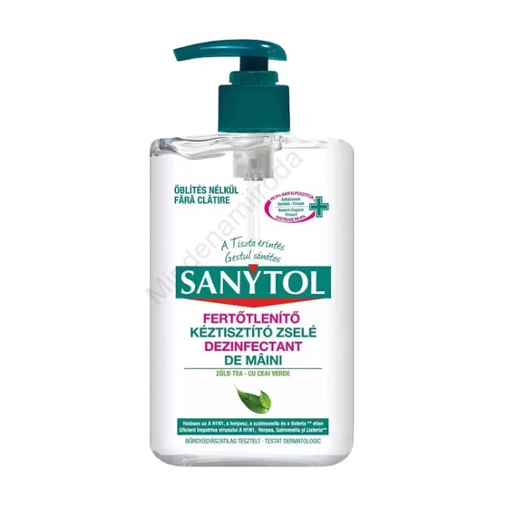 Kéz- és bőrfertőtlenítő gél pumpás 250 ml Sanytol