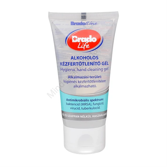 Kéz- és bőrfertőtlenítő gél tubusos 50 ml Bradolife