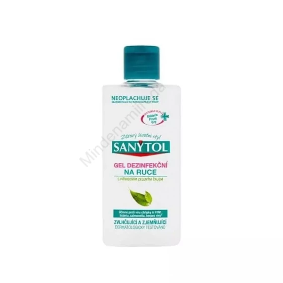 Kéz- és bőrfertőtlenítő gél kupakos 250 ml Sanytol