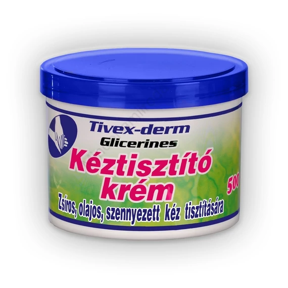 Kéztisztító krém tégelyes 500 g Tivex Derm