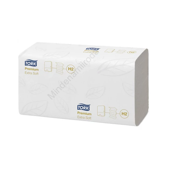 Kéztörlő 2 rétegű Interfold hajtogatású 100 lap/csomag 21 cs/karton Extra Soft Xpress® Multifold H2 Tork_100297 fehér