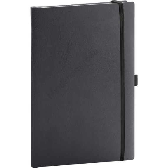 Klasszikus notesz Balacron borítással black, pontozott, 15x21cm, Presco