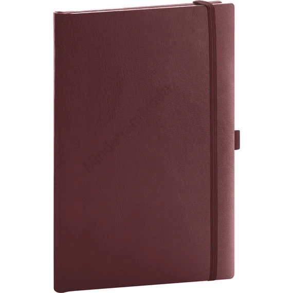 Klasszikus notesz Balacron borítással red, pontozott, 15x21cm, Presco